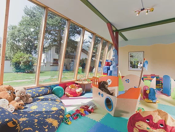 Kinderspielbereich für einen Familienurlaub im Hotel Truyenhof